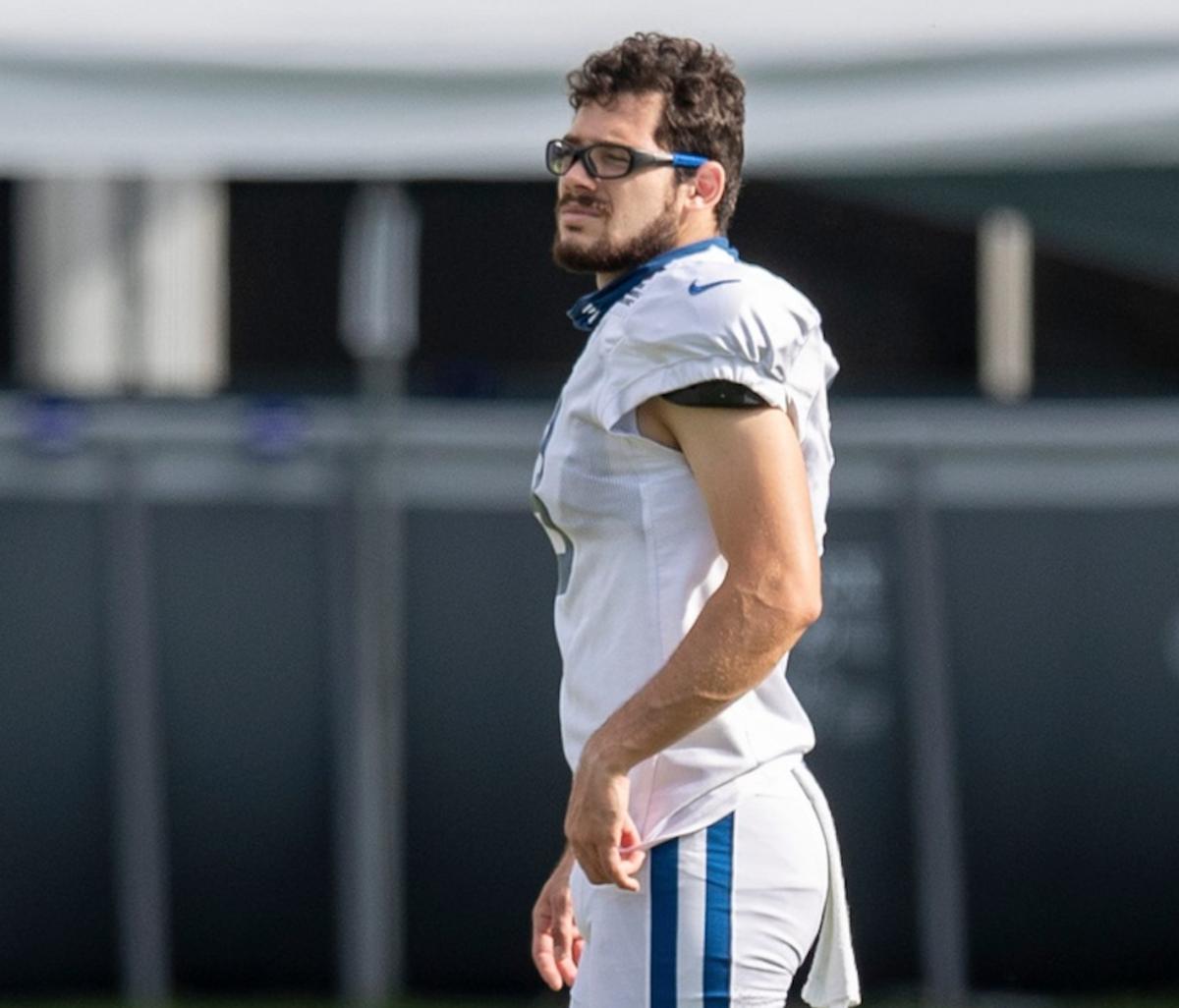 Undrafted rookie kicker Rodrigo Blankenship won the Indianapolis Colts job after a competition against incumbent Chase McLaughlin.