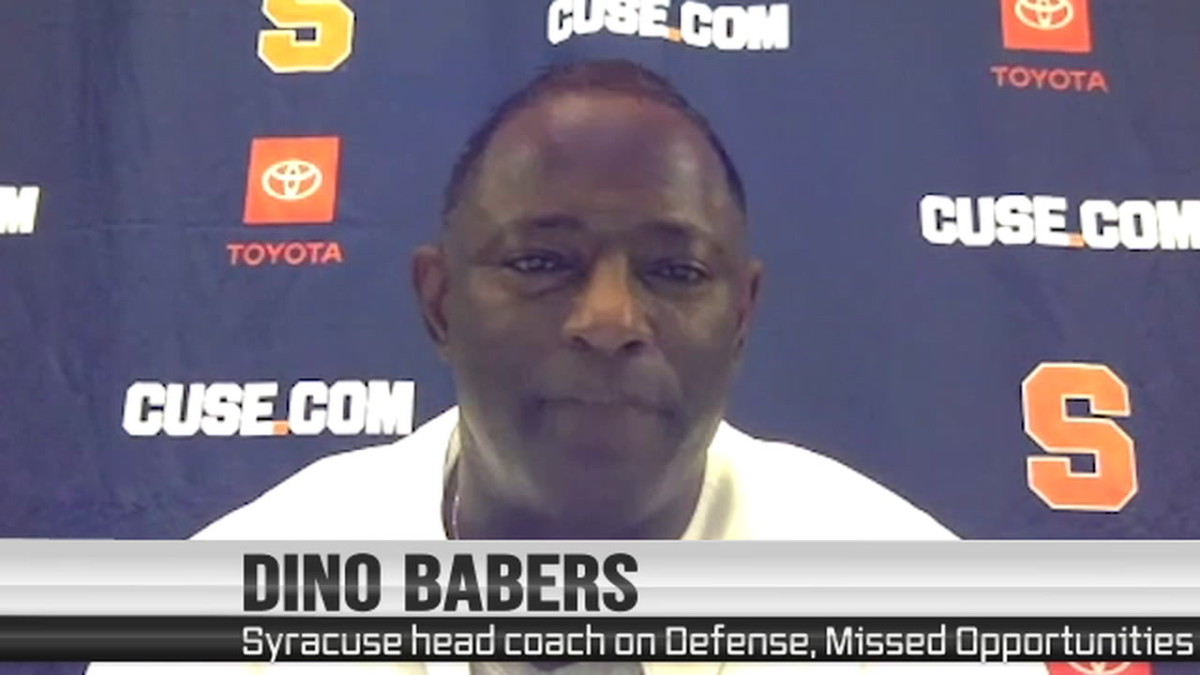 Babers UNC Postgame