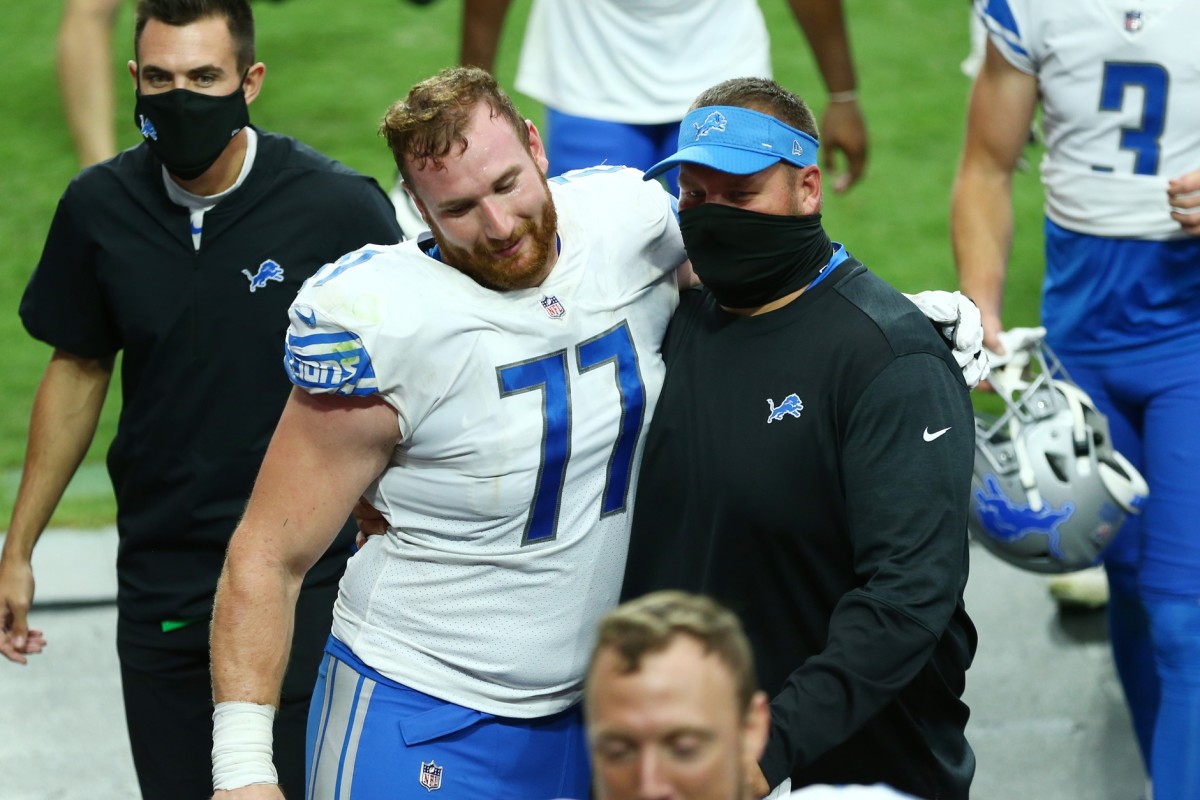 Lions center Frank Ragnow 