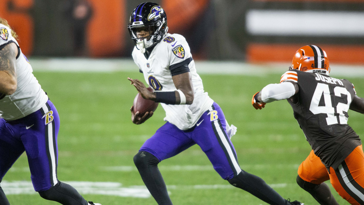 Baltimore Ravens quarterback Lamar Jackson