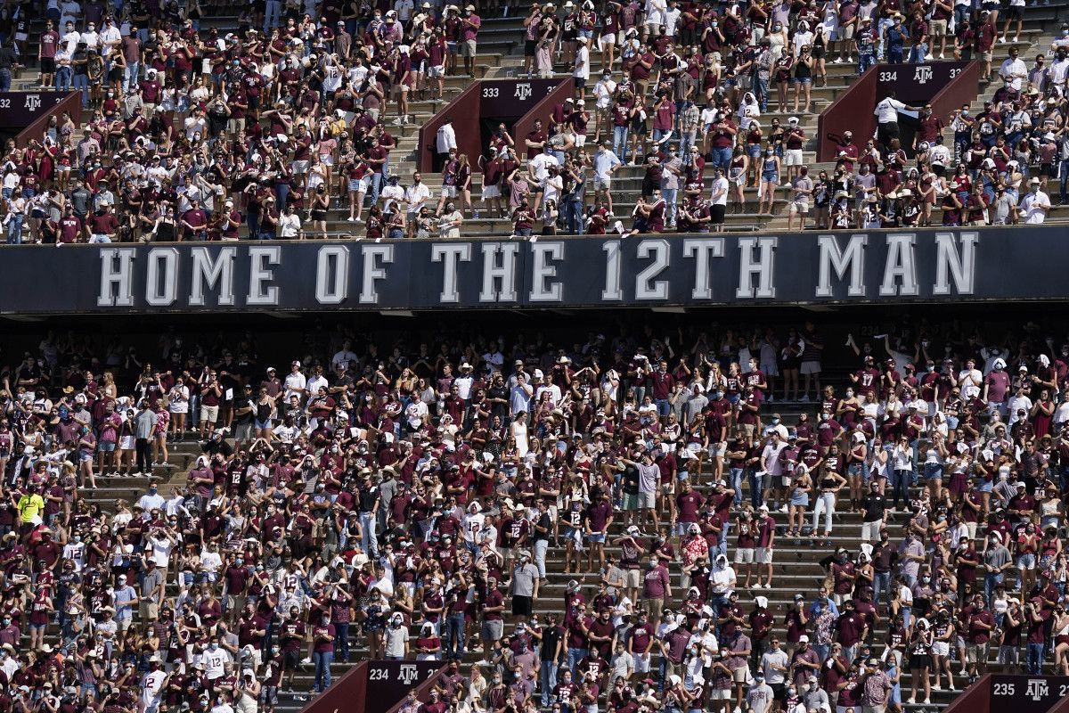 A&M's take on social distancing—24,000 fans, many with little separation—left Mullen envious.
