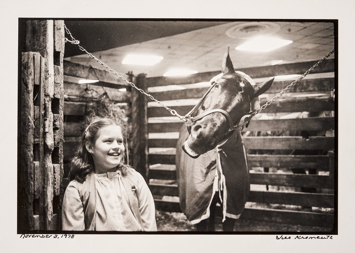 Ax stayed close to the track, and to his daughter—which often placed young Megan in equine company.