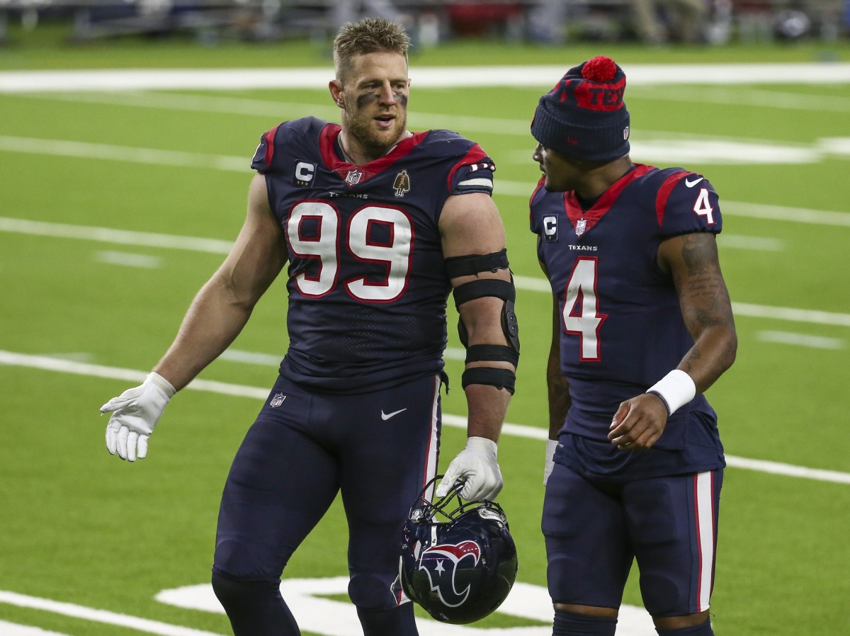 Deshaun Watson J.J. Watt © Troy Taormina-USA TODAY Sports