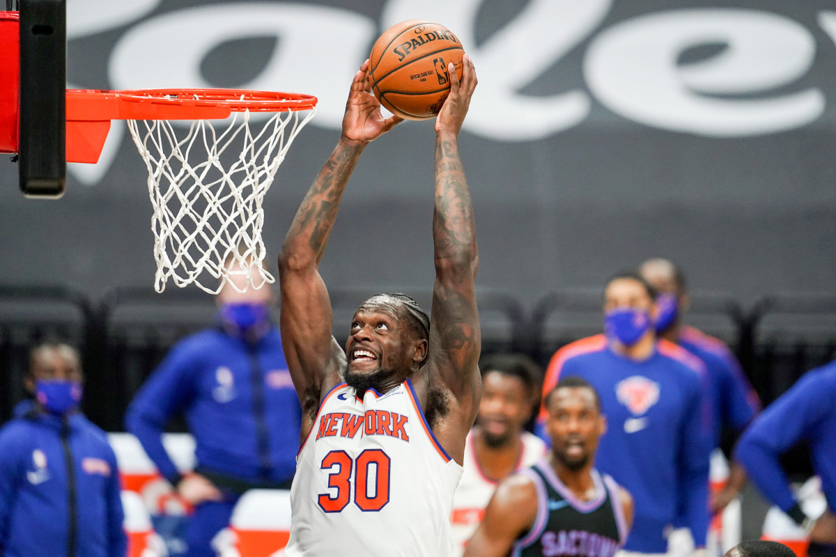 Scoring (22.3 ppg), rebounds (10.9) and assists (5.8): Randle leads the MSG set in all three.