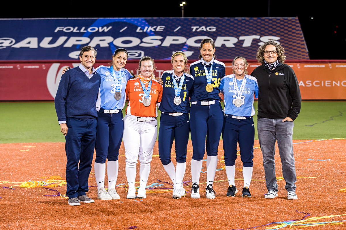 From left: Patricof, Erika Piancastelli, Jessica Warren, Hayward, Osterman, Haylie McCleney and Soros.
