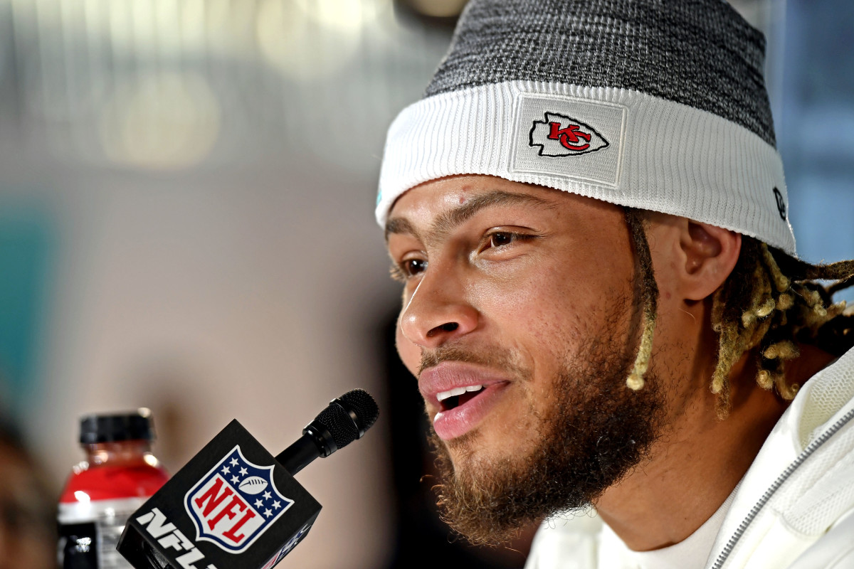 Tyrann Mathieu at Super Bowl 54