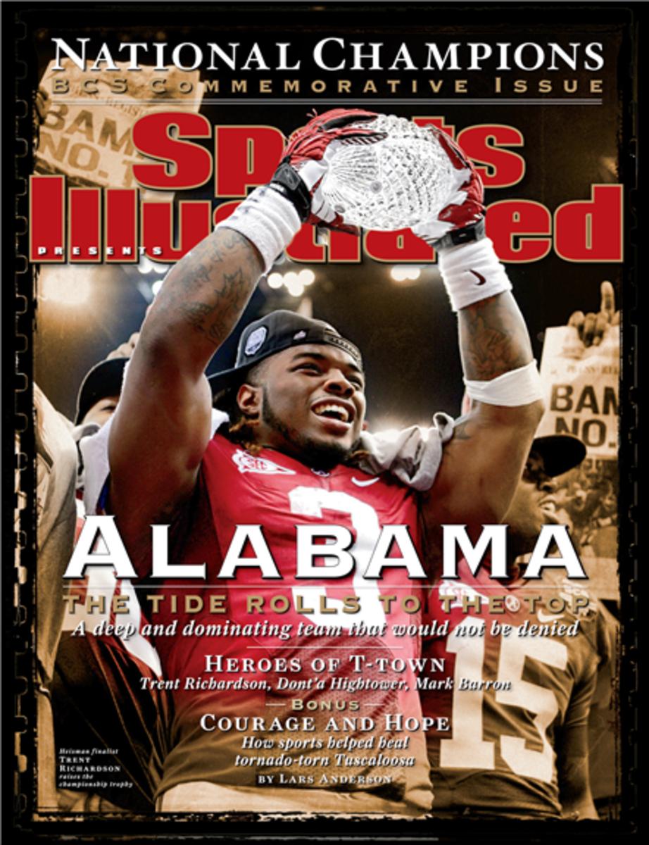 January 2012 Sports Illustrated. BCS commemorative edition, Trent Richardson