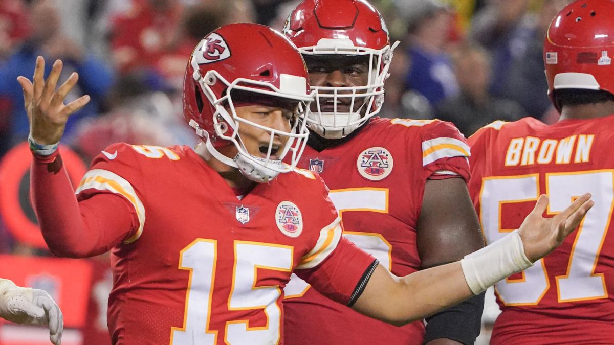 Patrick Mahomes Exclaims