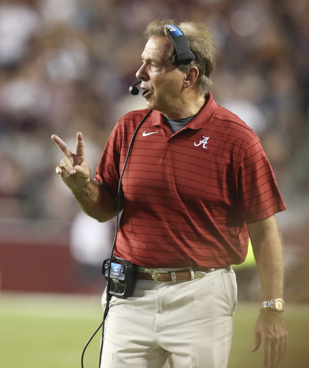 Alabama Head Football Coach Nick Saban
