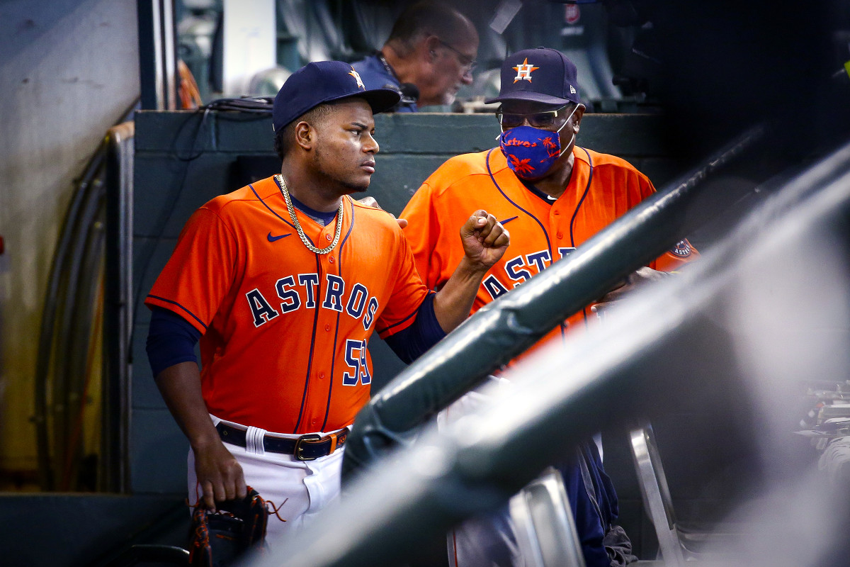 Framber Valdez and Dusty Baker