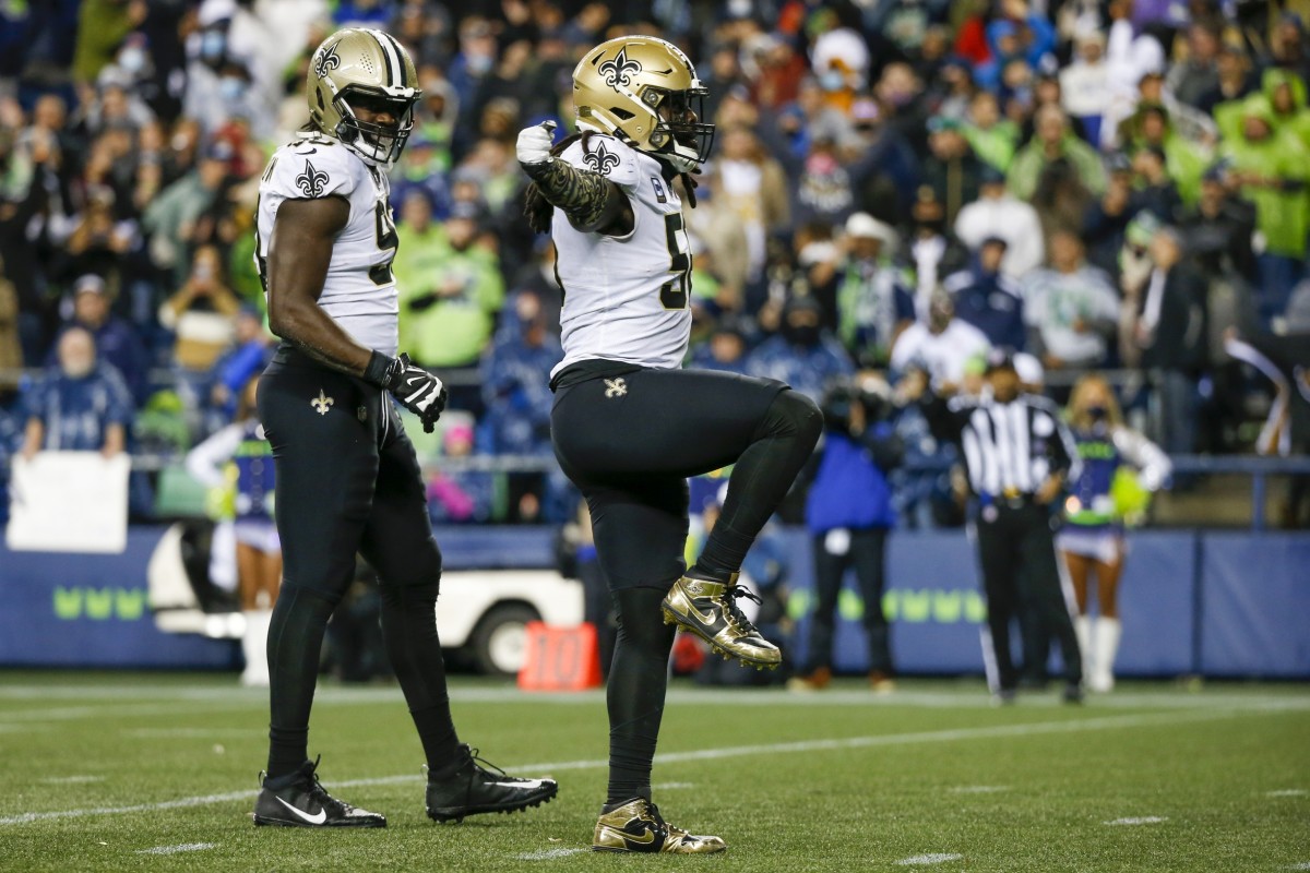 Demario Davis was arguably the best player on the defense last night, but Marcus Davenport needs some recognition.