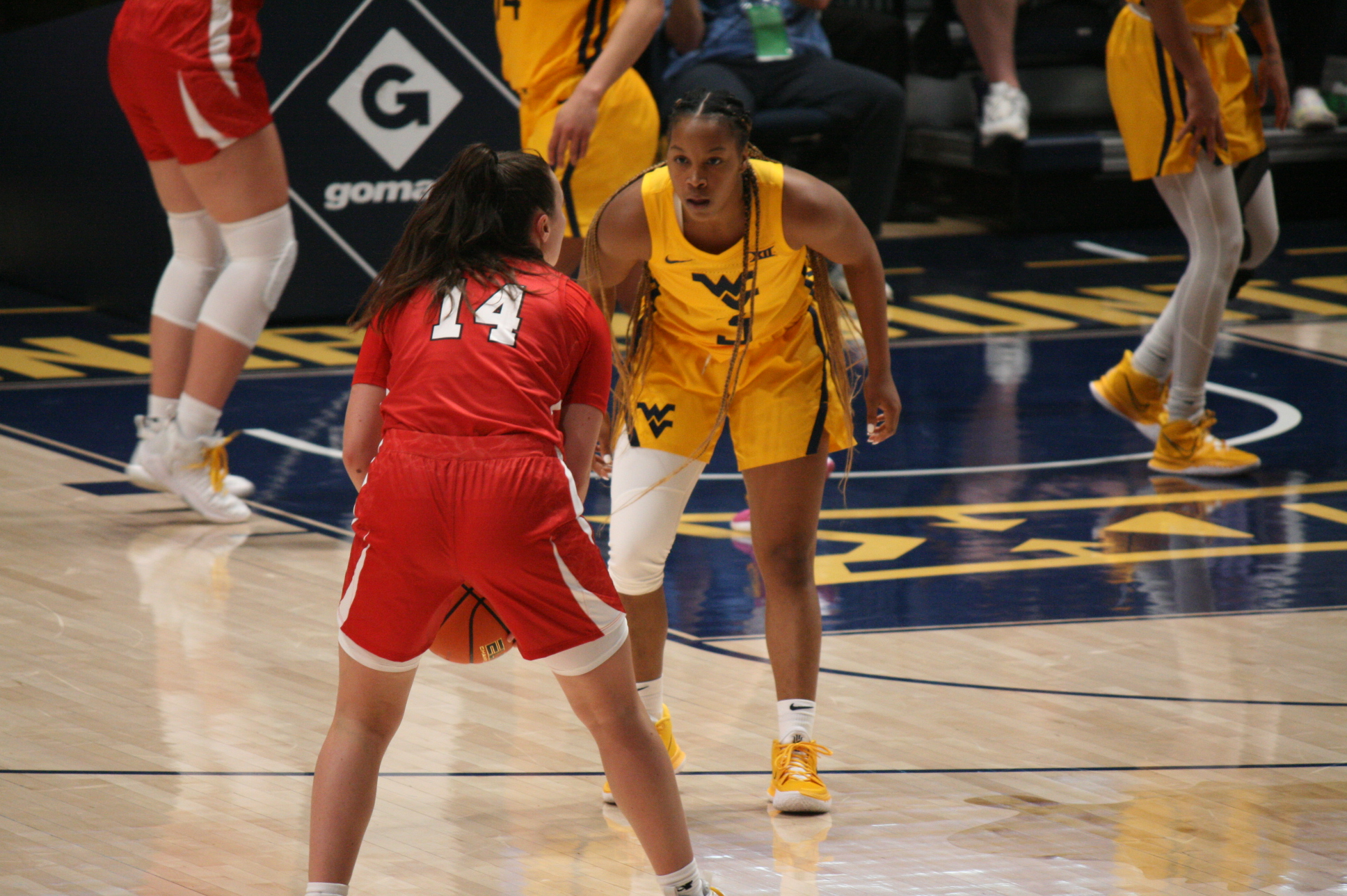 West Virginia guard KK Deans