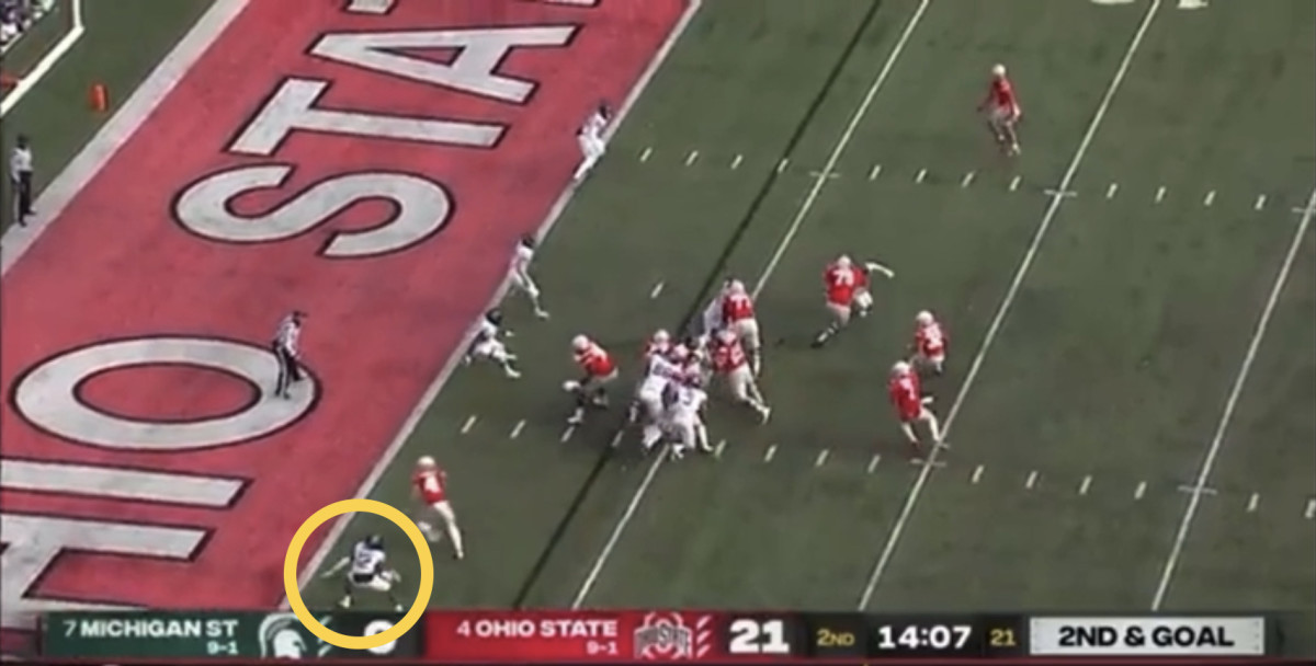 Cavanaugh overhead shot Fleming TD