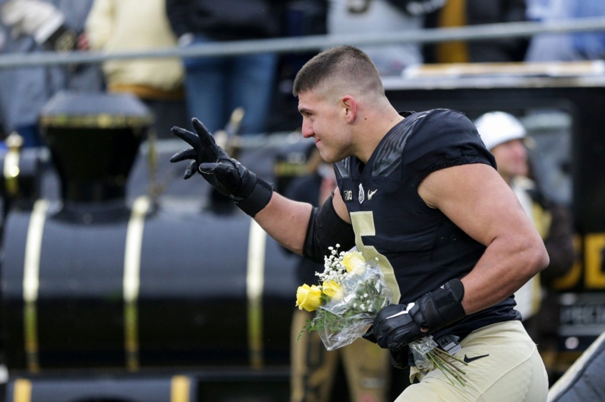 George Karlaftis senior day 