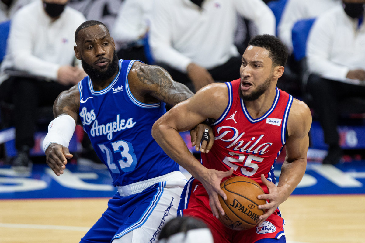 ben simmons los angeles lakers usa today 1-27-21