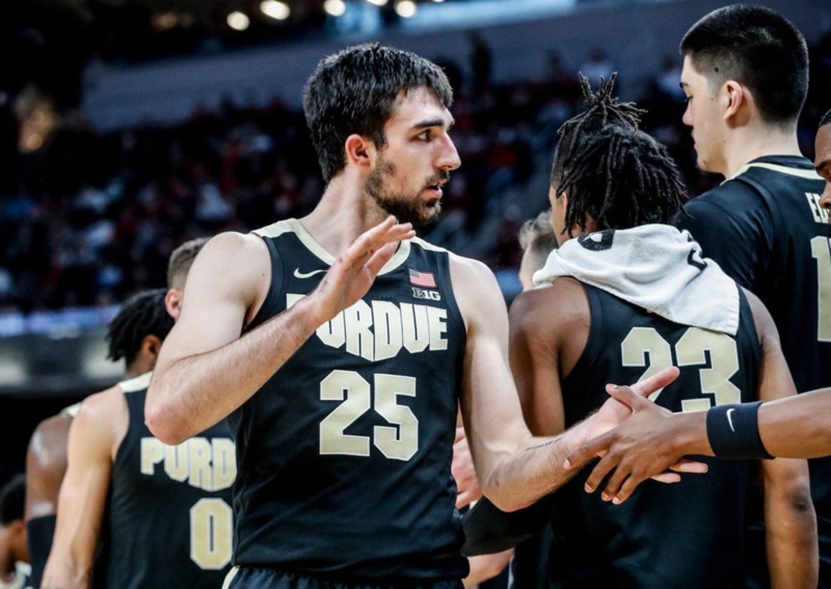 Purdue bench vs Butler