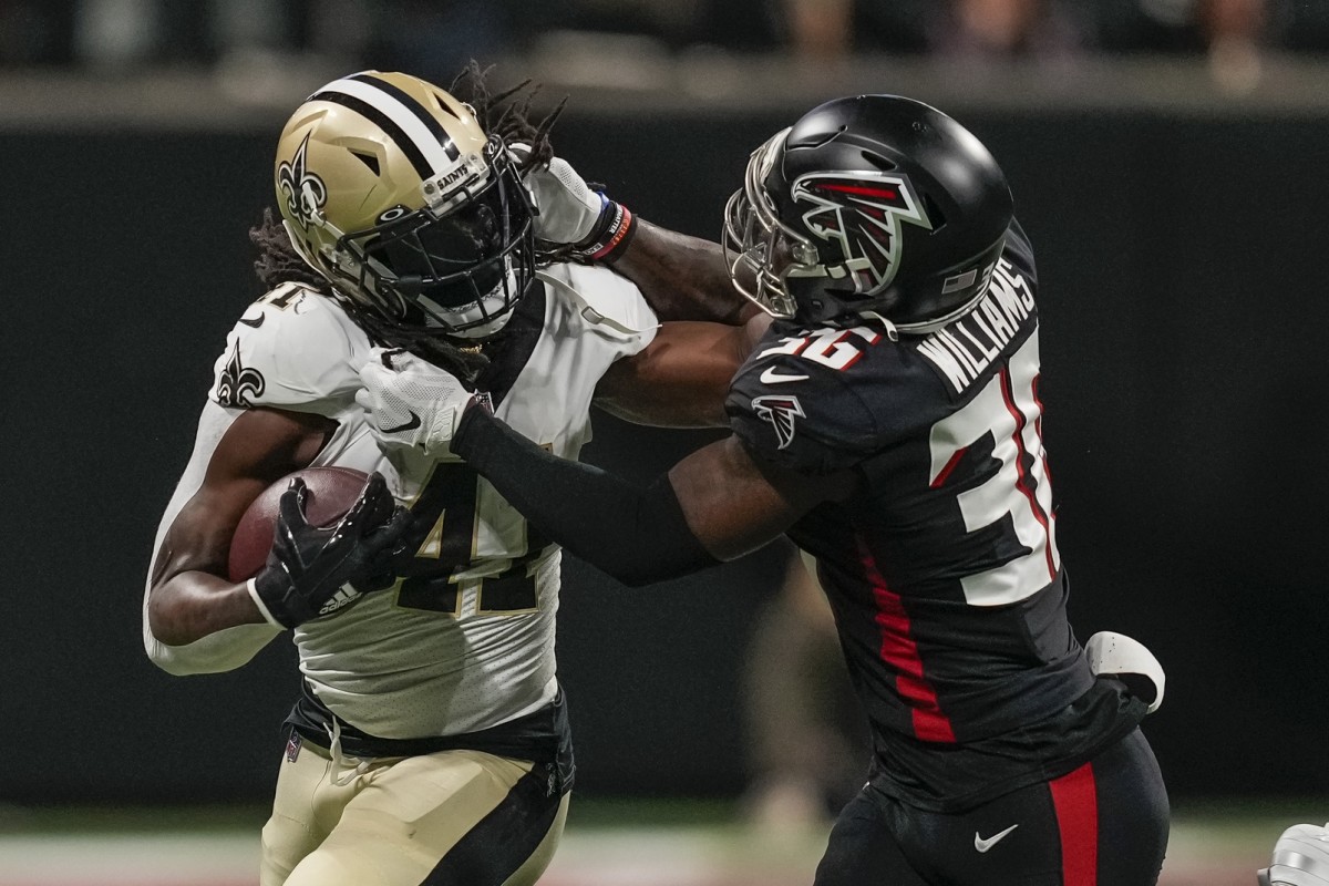 New Orleans Saints running back Alvin Kamara (41)