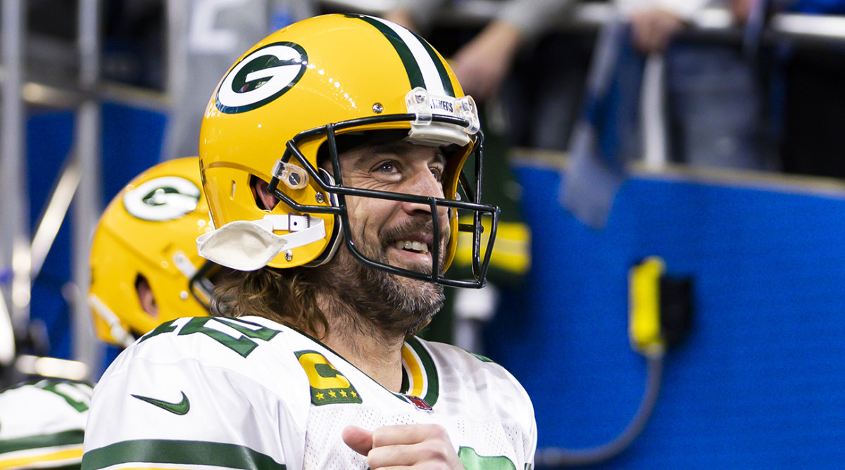 Aaron Rodgers with the Packers.