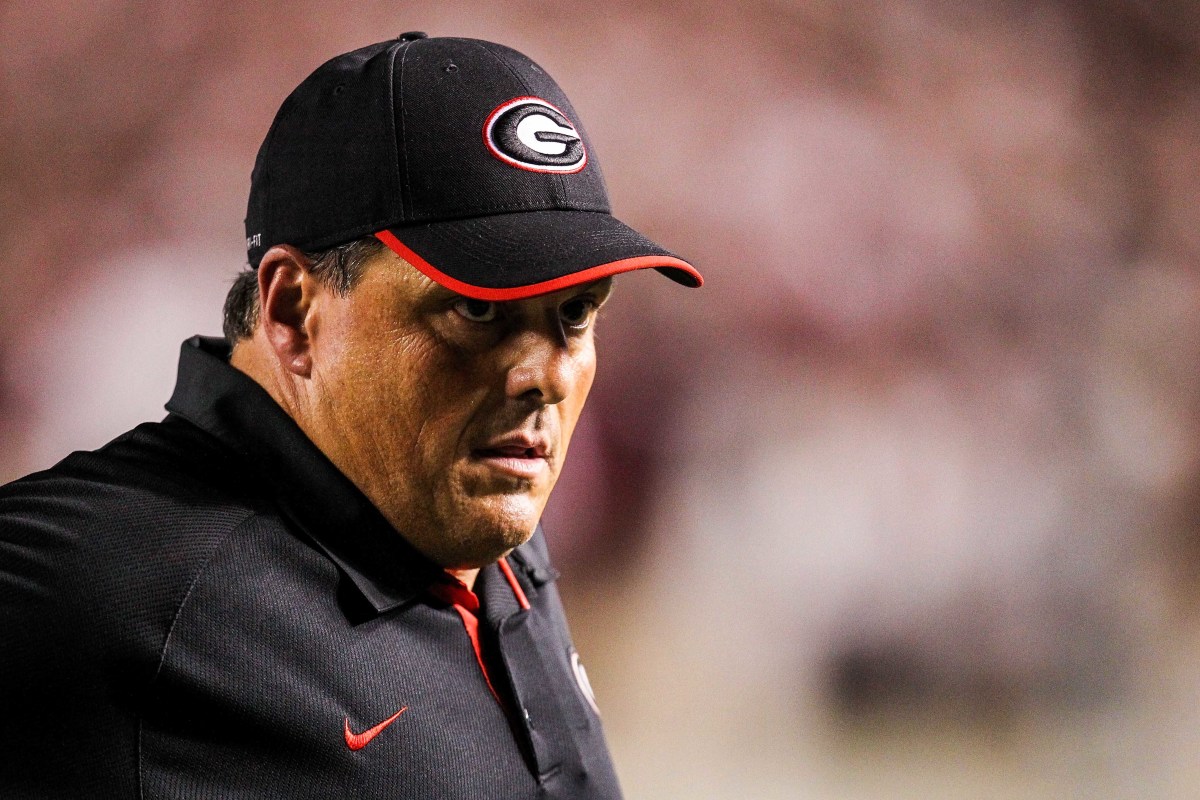 Georgia Bulldogs defensive coordinator Todd Grantham on the sidelines in the first half against the South Carolina Gamecocks at Williams-Brice Stadium.