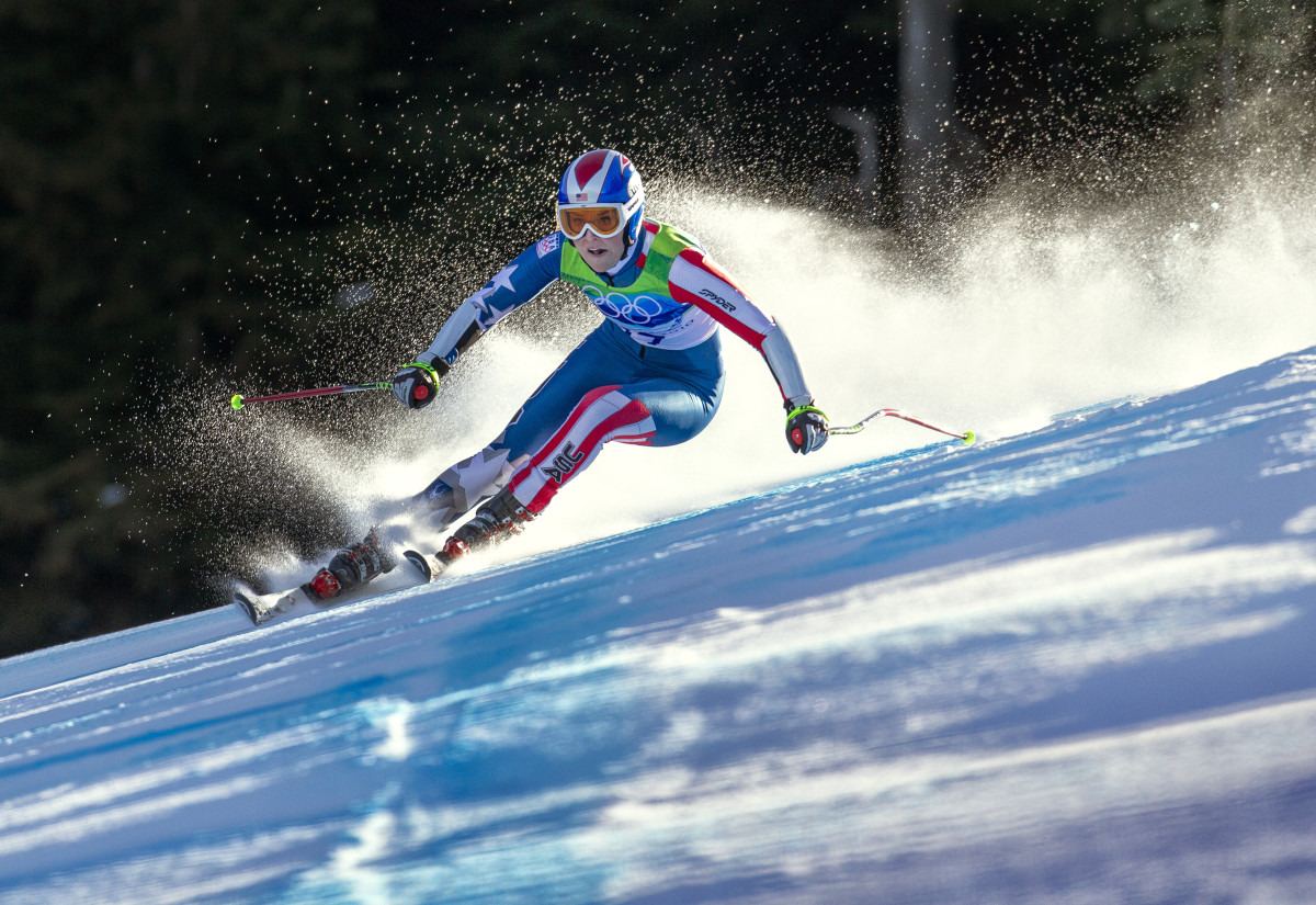 Lindsey Vonn in Vancouver 2010 Winter Olympic Games Women’s Super - G Whistler
