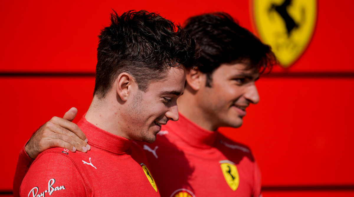 CHARLES LECLERC and CARLOS SAINZ Jr