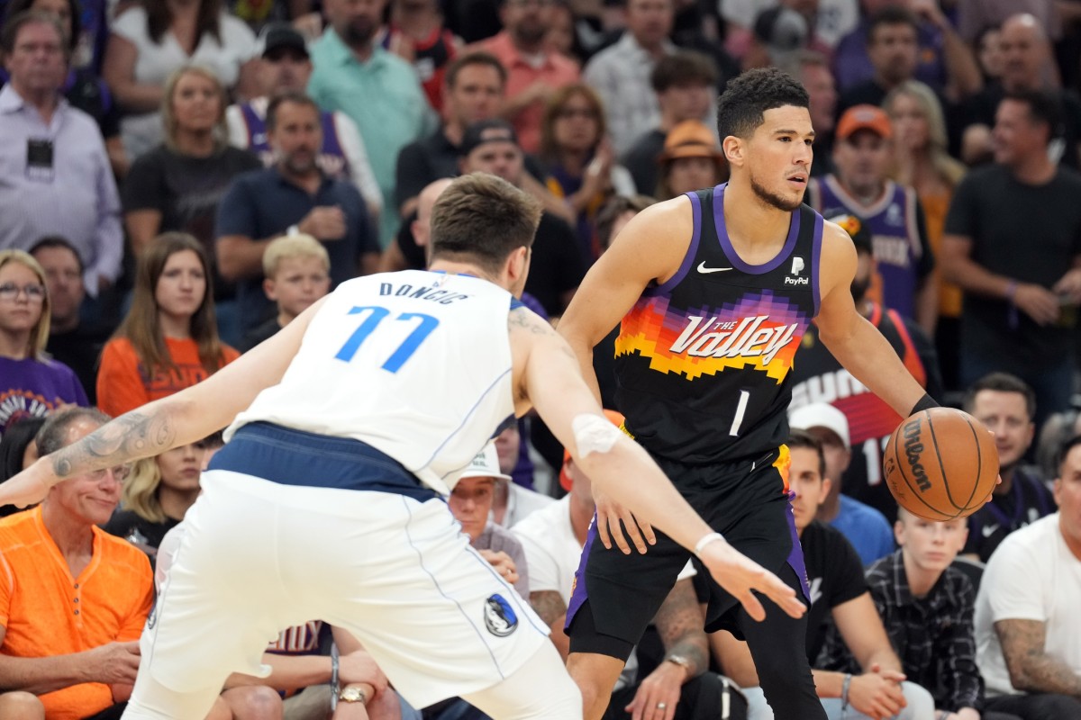 Devin Booker, Phoenix Suns, Dallas Mavericks, Luka Doncic