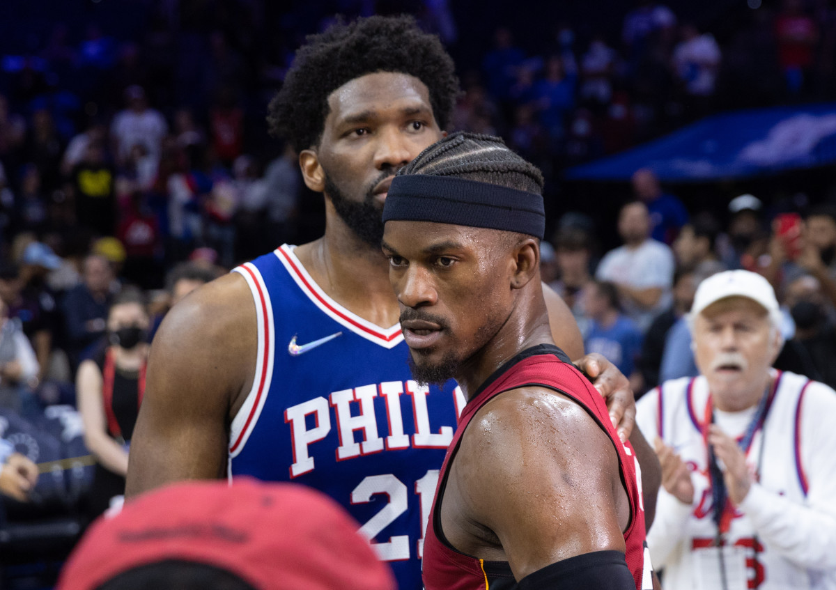 Jimmy Butler Miami Heat Joel Embiid Philadelphia 76ers