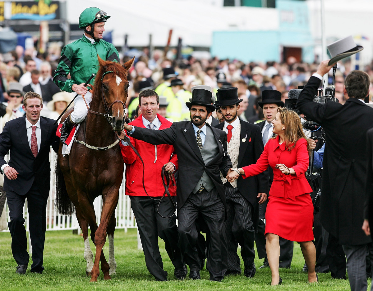 The sheikh—after his horse won the Epsom Derby, in England—is a key force across racing in the UK, where he’s one of the largest private land owners.