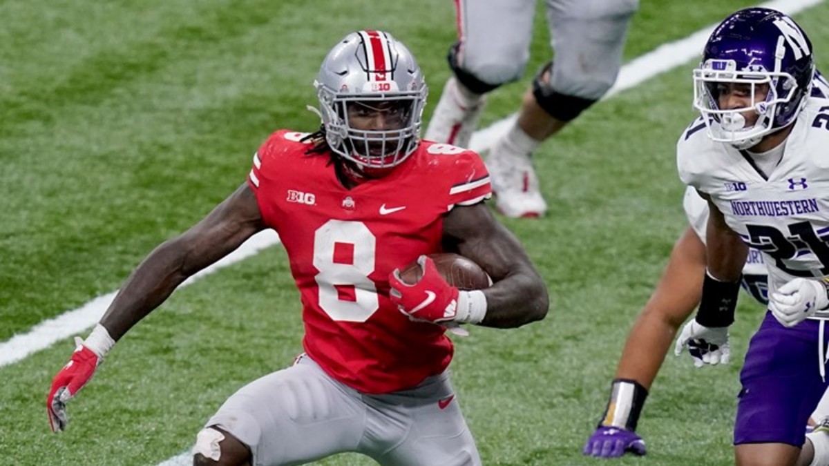 Trey Sermon has proven to be a strong option in the backfield in college and looks to continue that for the Niners.