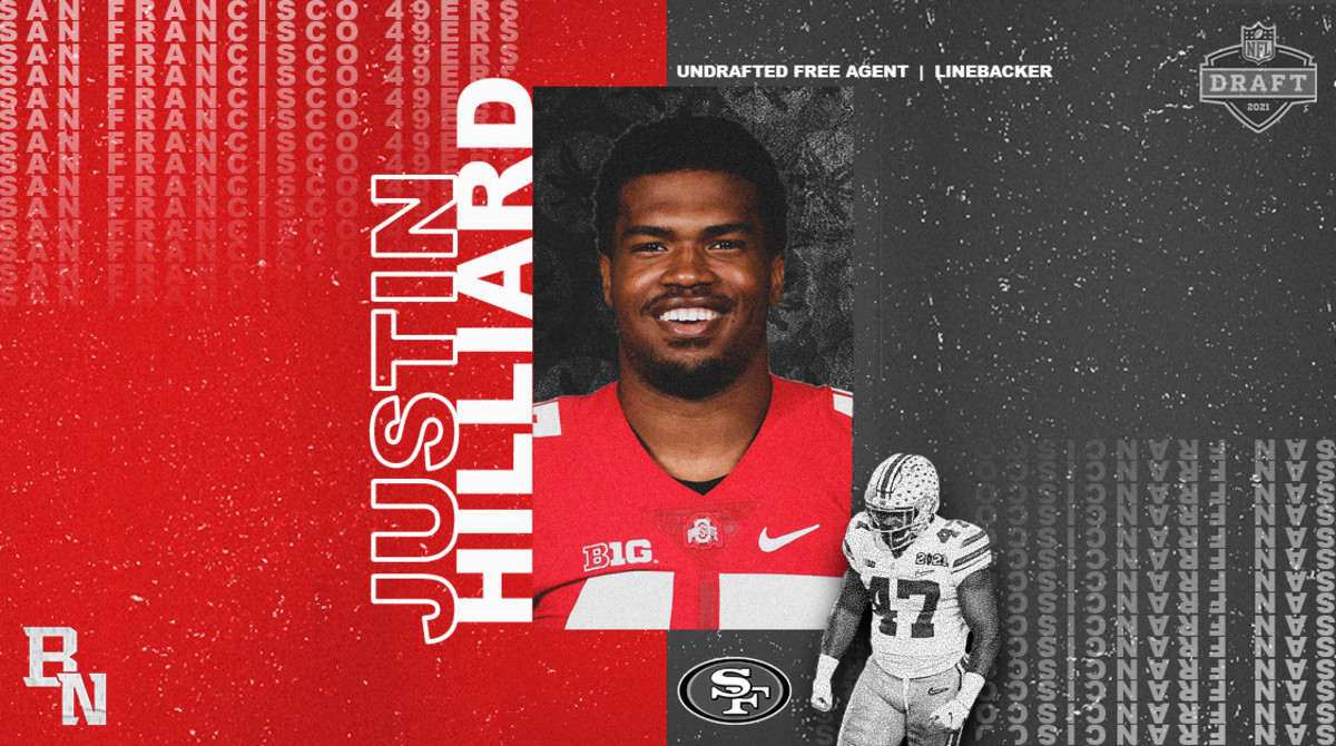 Justin Hilliard NFL Draft Card