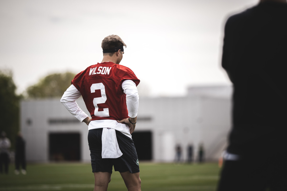 New York Jets QB Zach Wilson rookie minicamp