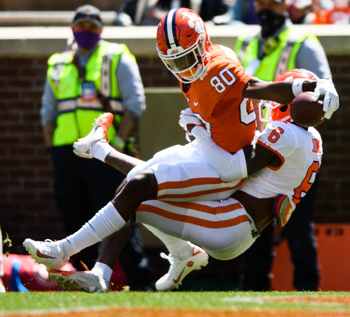 With added experience, Sheridan Jones has the potential to be a solid cornerback.