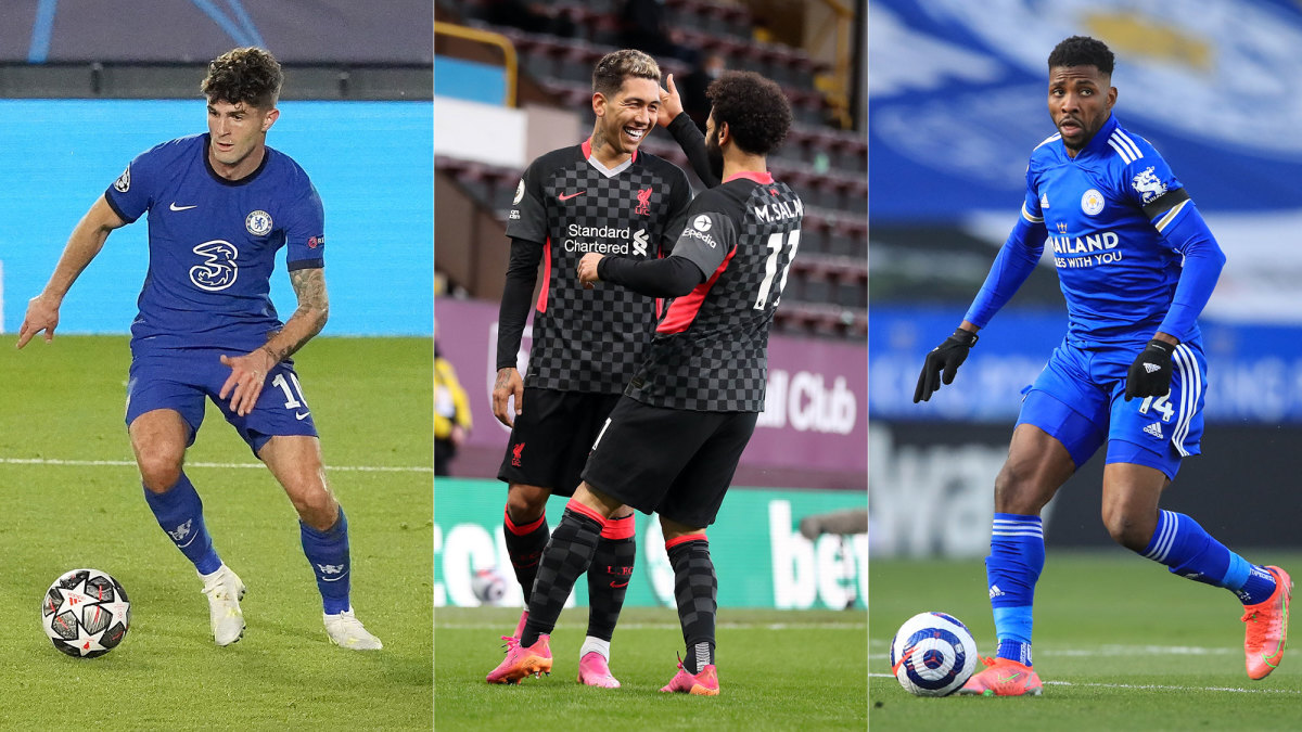Chelsea, Liverpool and Leicester City are playing for two spots in the UEFA Champions League