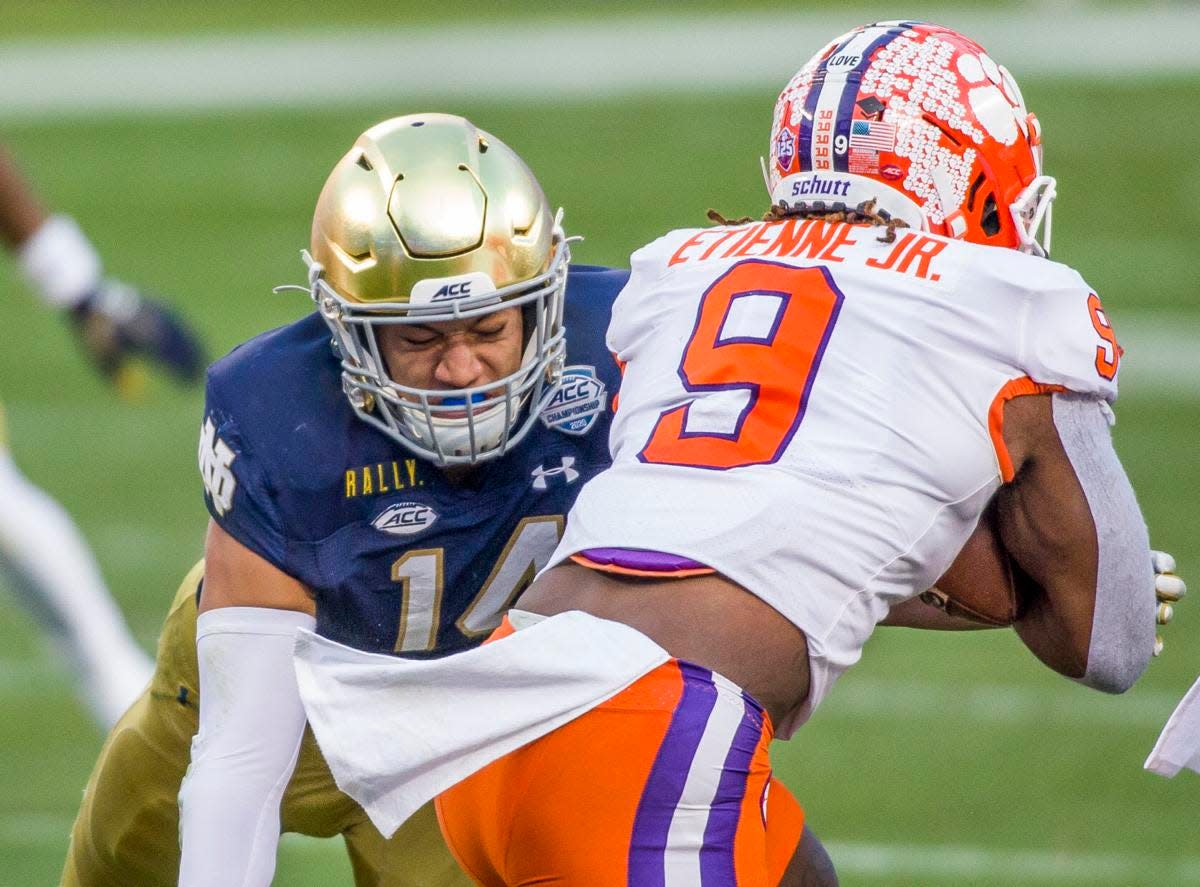 Kyle Hamilton has shown flashes of being one of the best defensive backs in the upcoming draft class.