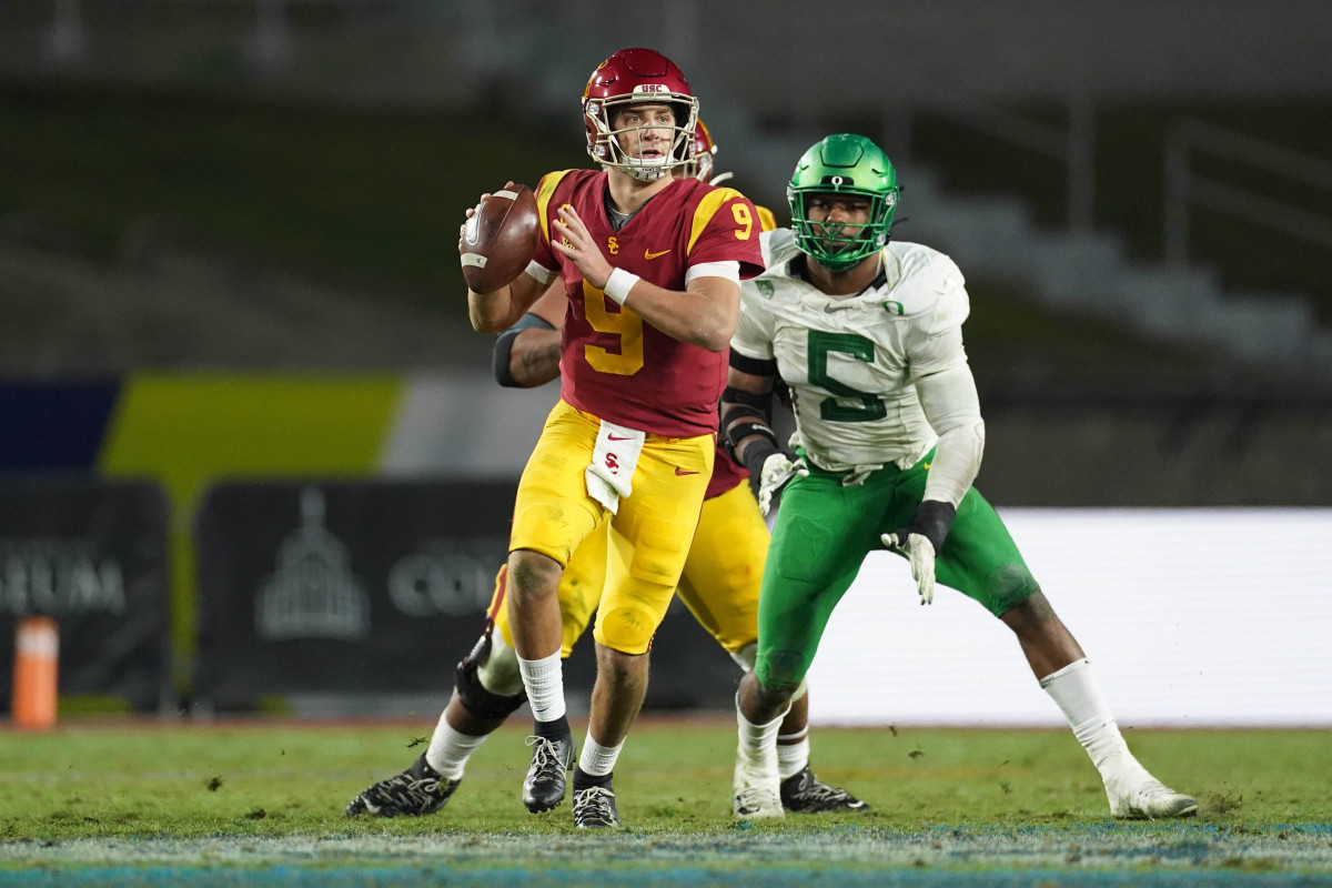 Kedon Slovis may be a first-round passer after a stellar freshman season and solid sophomore year. 