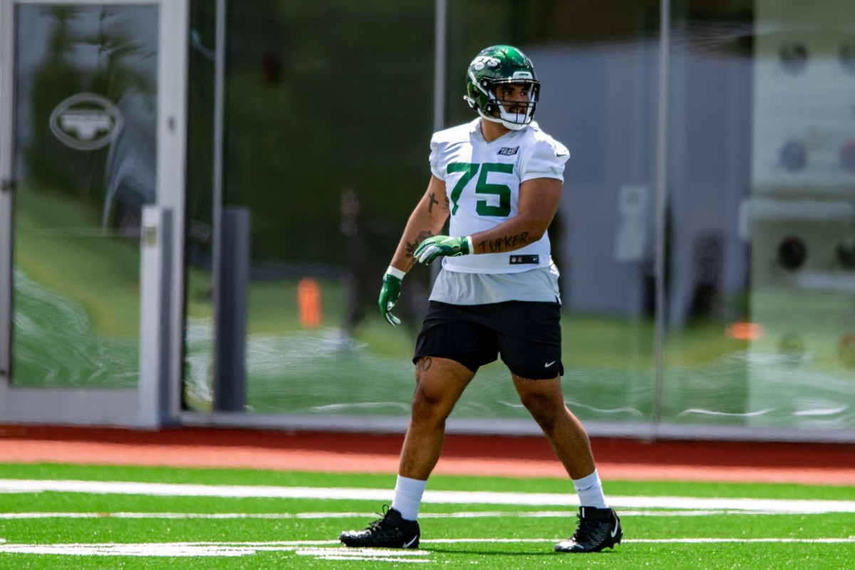 Alijah Vera-Tucker Jets OTAs
