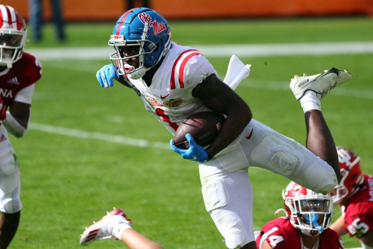Jonathan Mingo's impressive combination of size and speed may allow him to contribute in the NFL. 