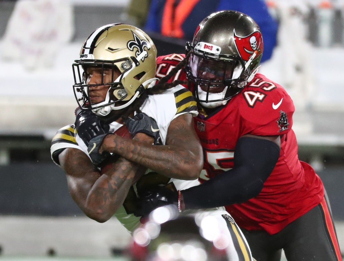 Marquez Callaway Catches a Pass in Tampa