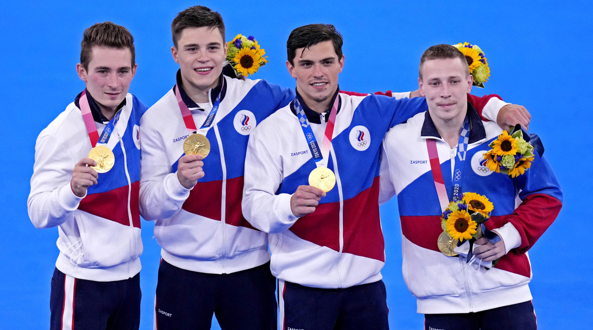 Russian athletes win men's gymnastics gold medal at Tokyo Olympics