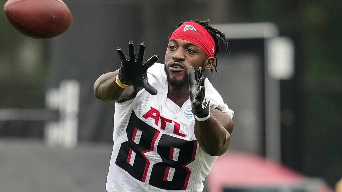 Frank Darby Rookie Receiver Atlanta Falcons Training Camp