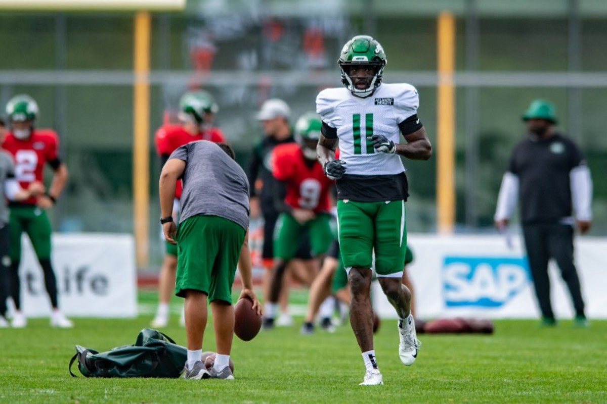 Jets WR Denzel Mims training camp