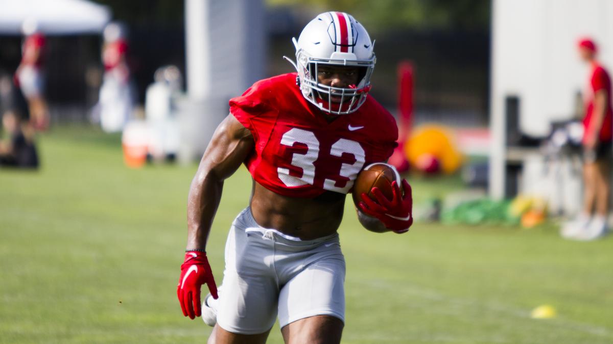 Running back Master Teague