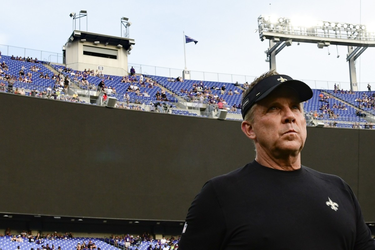 Sean Payton at Ravens Game (2)