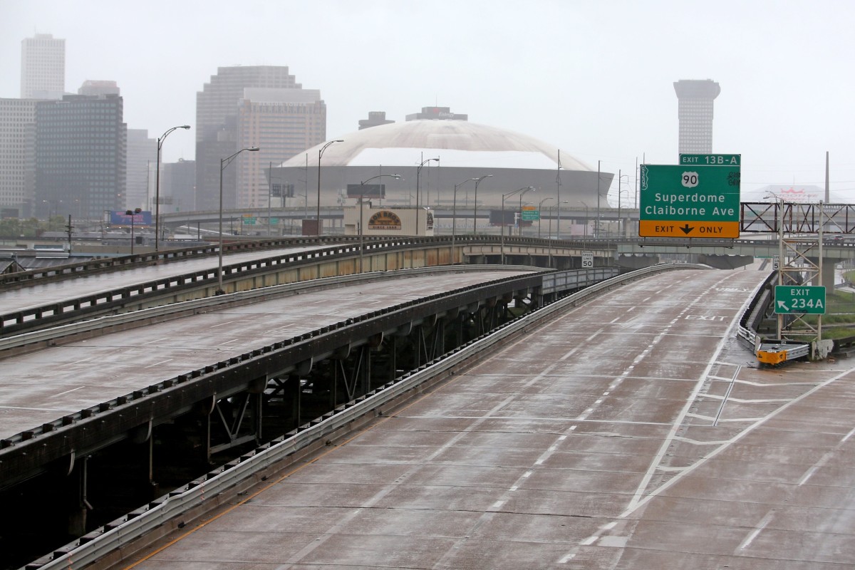 Superdome before Hurricane Ida