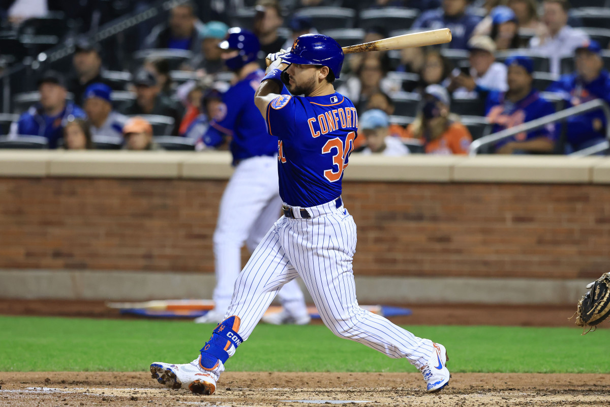 Mets outfielder Michael Conforto. (2021)