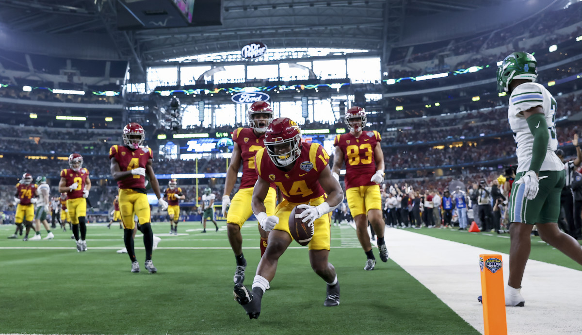 usc trojans tulane cotton bowl 202318