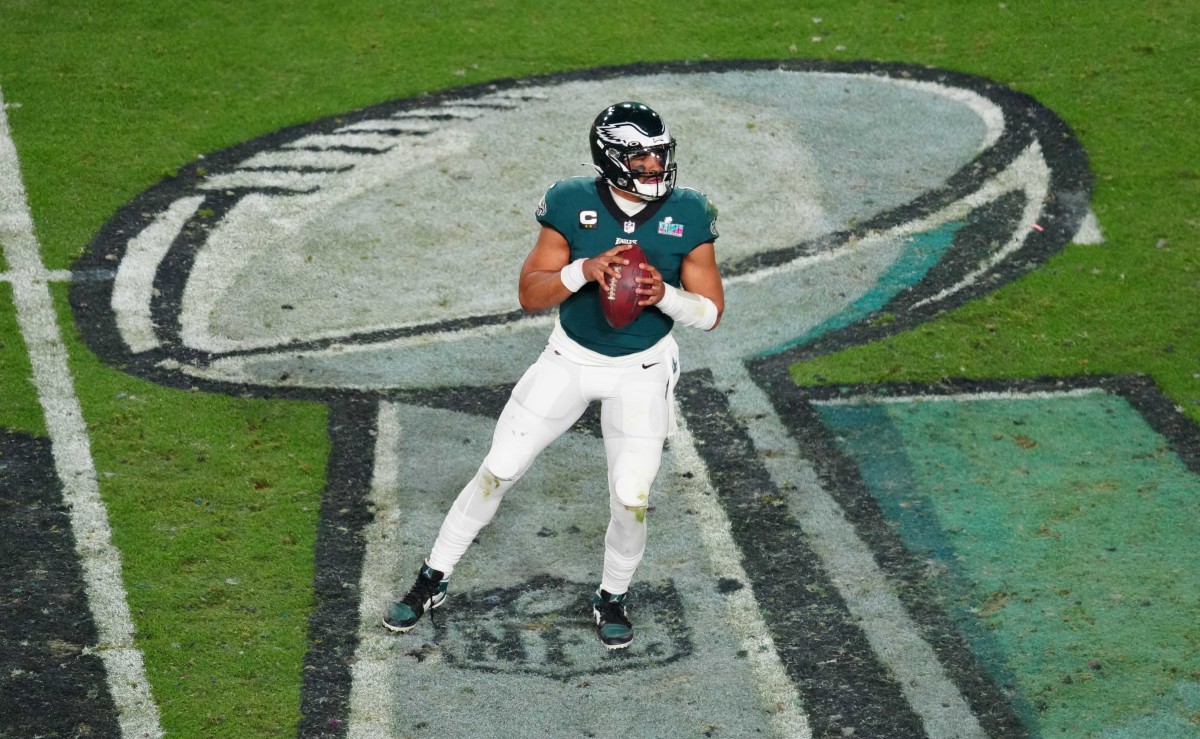 Jalen Hurts in Super Bowl LVII