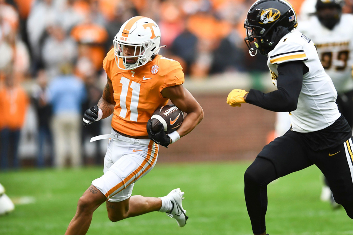 Tennessee Volunteers wide receiver Jalin Hyatt