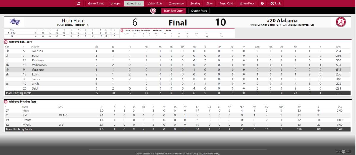 Baseball Bama