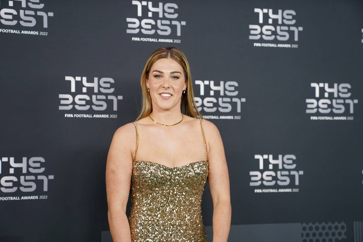Manchester United and England goalkeeper Mary Earps pictured at The Best FIFA Football Awards 2022 ceremony in Paris